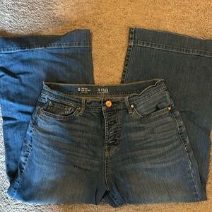 Size 10 ANA high rise/wide length crop jean